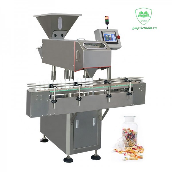 Máy đếm viên thuốc – Máy đếm viên thuốc có băng tải hoàn toàn tự động